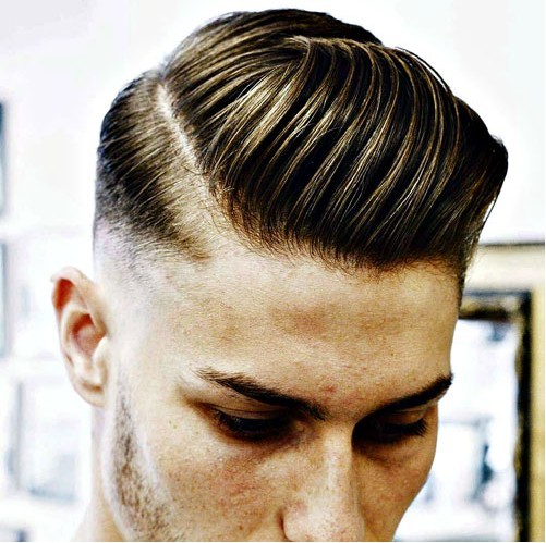 Comb Over + High Fade