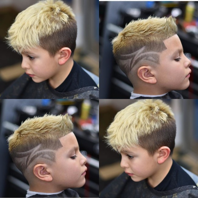  Messy fringe VS Quiff + Design Hairstyle for boys