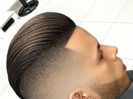 Slicked Back Haircut Slicked back Undercut - Men's haircuts