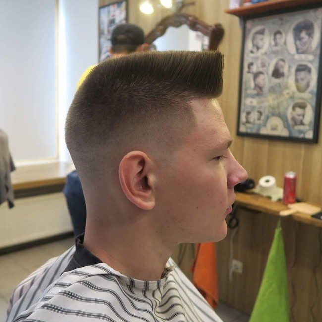 Flat Top + Fade - Men's haircuts