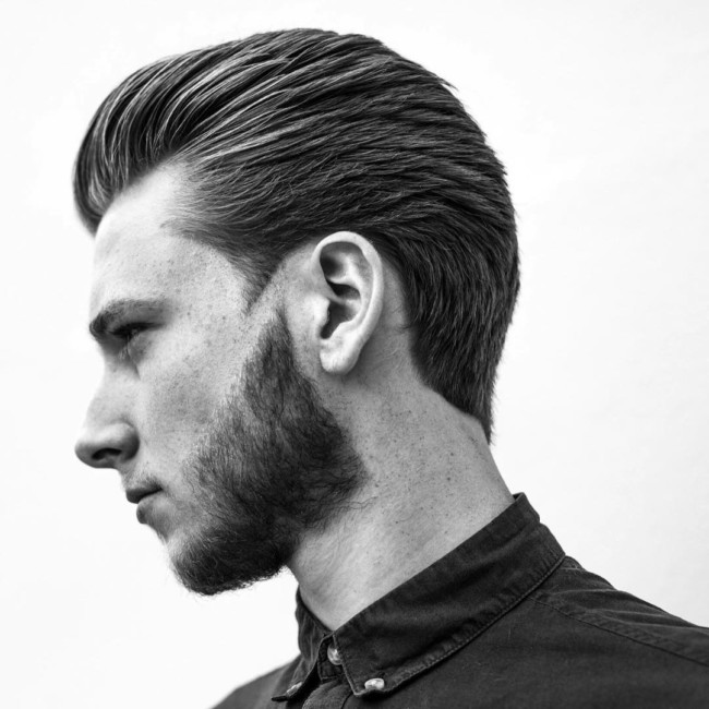 Slicked Back Haircut - Men's haircuts