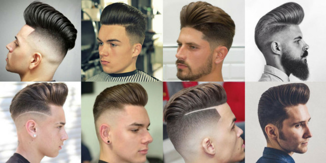 Pompadour hairstyle - MEN'S HAIRCUTS