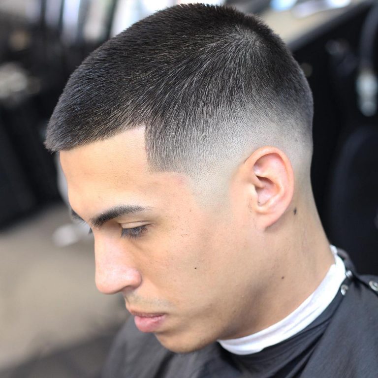 Buzz Cut Hairstyle   Low Fade Butch Cut1 768x768 