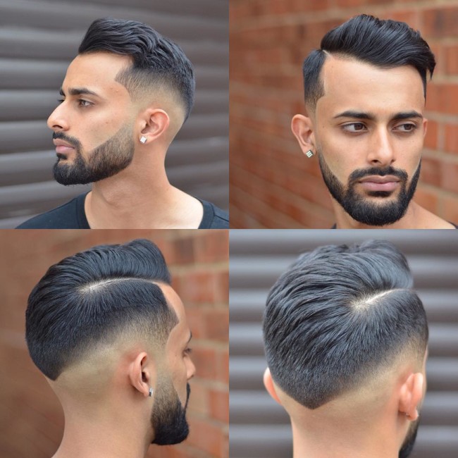 Comb Over + Side part - Men's Haircuts