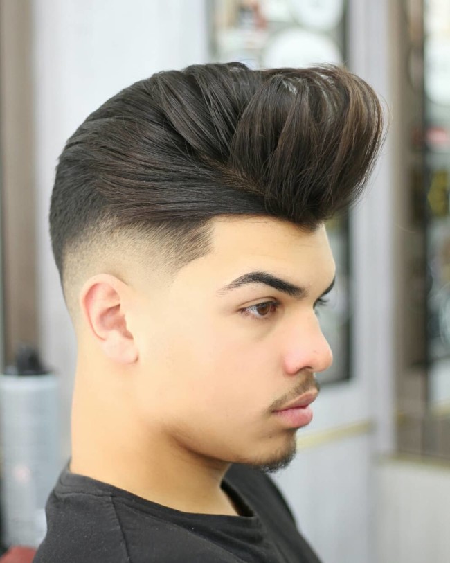 Pompadour + Flow - Men's Haircuts