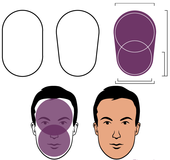 Oblong or Rectangular Face - Men's Haircuts
