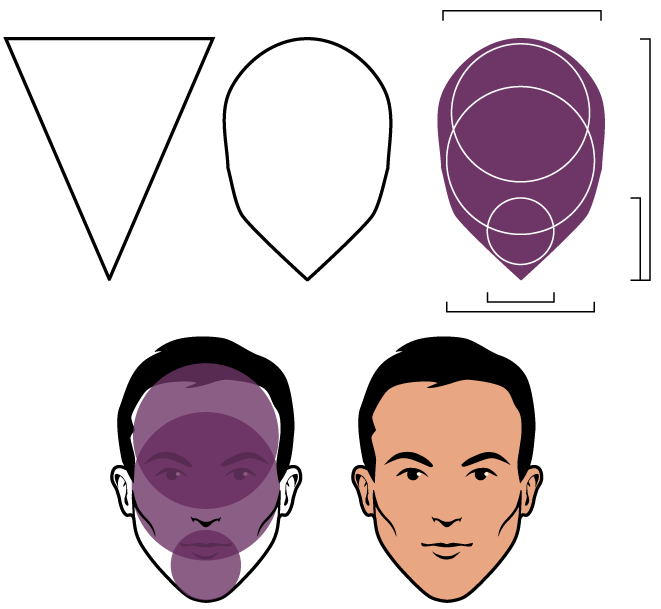 Inverted Triangle Face - Men's Haircuts