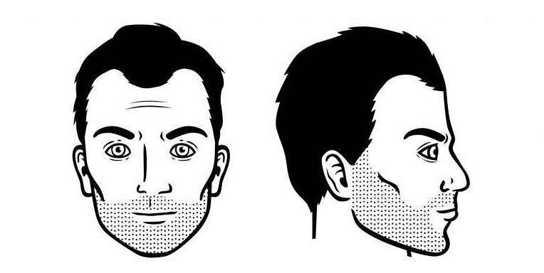 The three-day beard- Men's Haircut