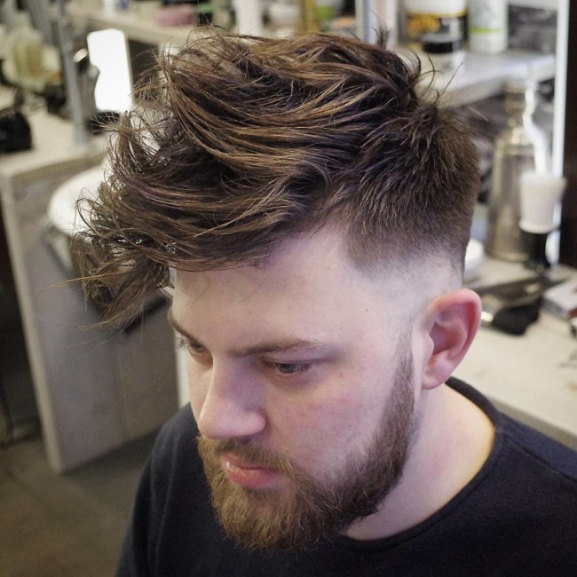 Spiky Quiff  - men's haircuts