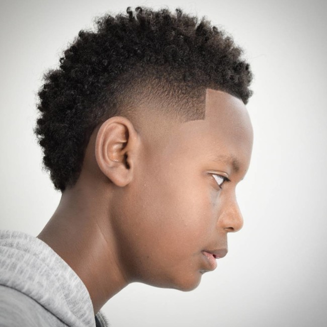 FroHawk + Temple fade - New Hairstyle for Boys