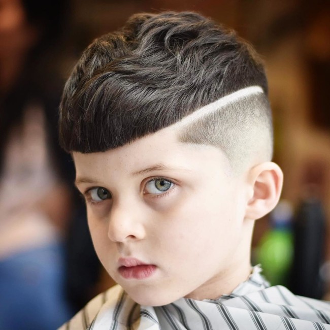 French Crop + Thick part - New Hairstyle for Boys