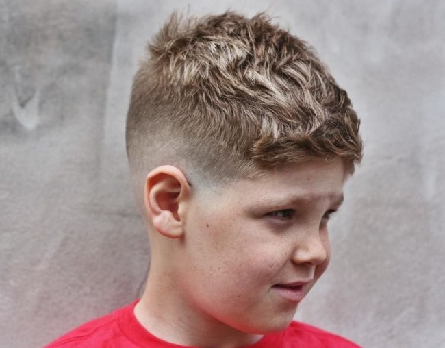 French Crop Hairstyle for boys - Men's Haircuts