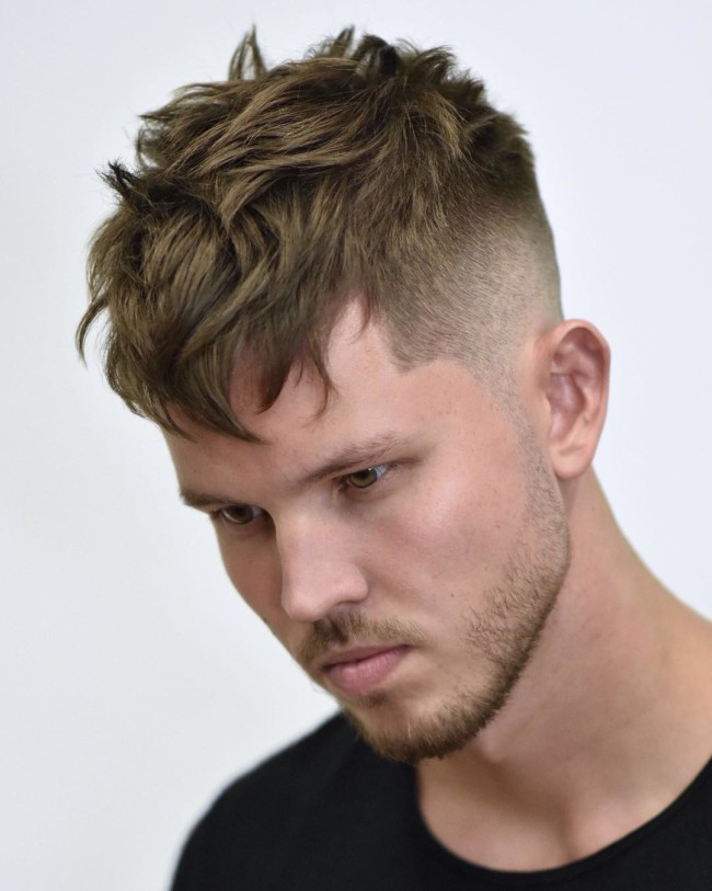 Textured Messy crop - Men's Haircuts