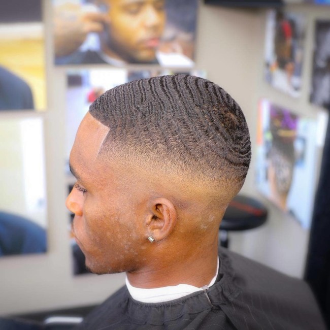 Waves + Skin fade - Men's Haircuts